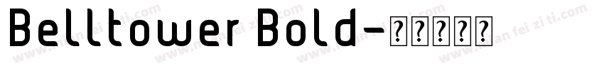 Belltower Bold字体转换
